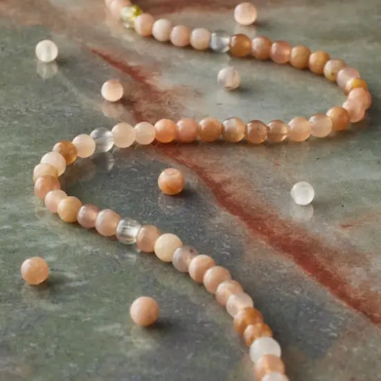 Sunstone Round Beads, 4mm by Bead Landing&trade; {3}