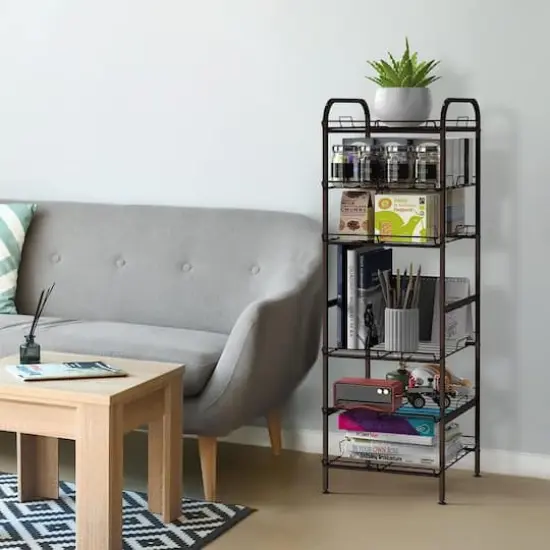 NEX™ 43" Bronze Freestanding 7-Tier Water Bottle Organizer {6}