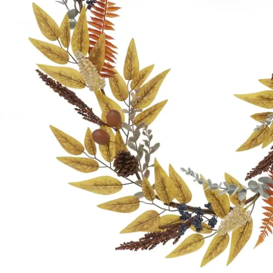 6ft. Yellow & Orange Eucalyptus & Fern Garland by Ashland&reg; {3}
