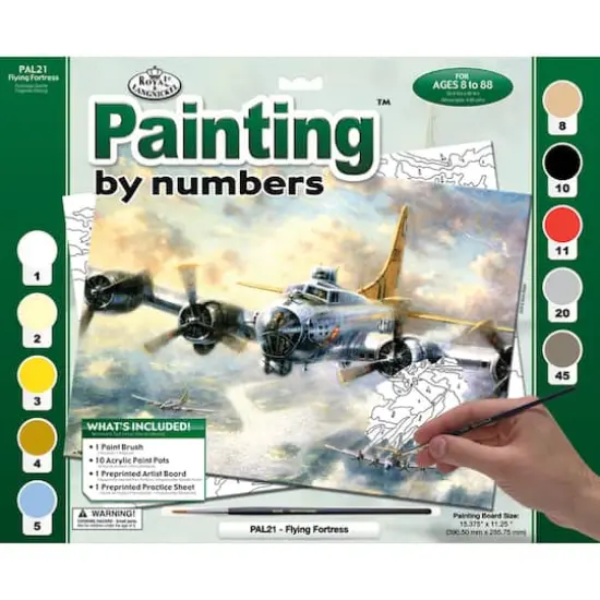 Royal Langnickel® Flying Fortress Painting by Numbers Kit {1}