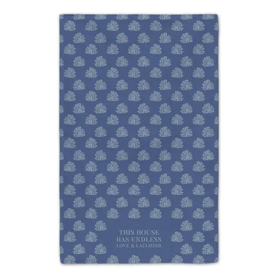 Endless Laughter & Love Tea Towel Set Navy {5}