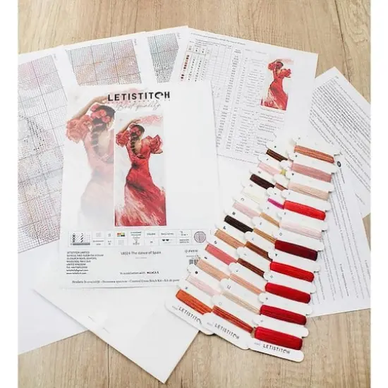 Letistitch Lion Coffee C Counted Cross Stitch Kit {7}