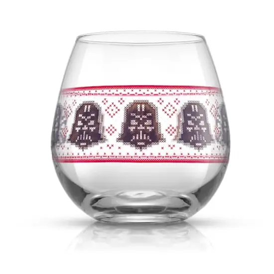 JoyJolt® Star Wars™ 15oz. Ugly Sweater Collection Stemless Drinking Glass, 4ct. {6}