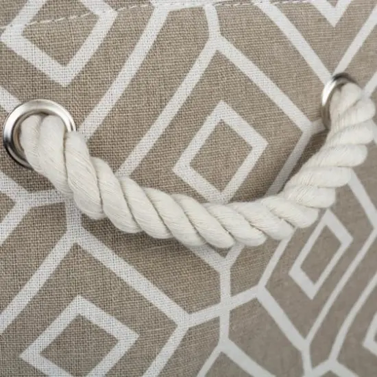 DII&reg; Medium Stained Glass Print Rectangular Bin Stone {5}