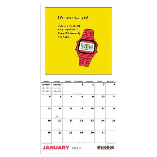 TF Publishing 2025 Shoebox Mini Calendar {5}