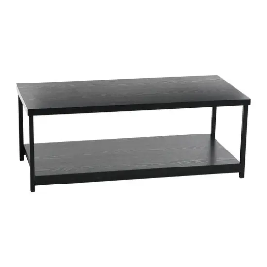 Household Essentials 39" Jamestown Coffee Table Black {1}