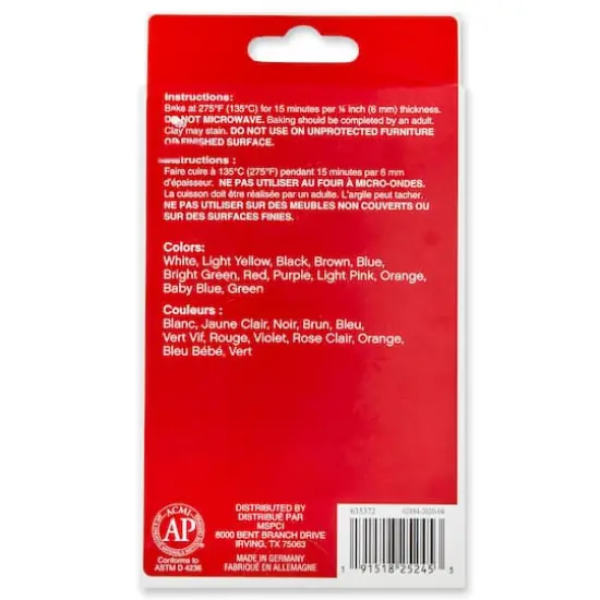 Classic Colors Oven Bake Clay by Craft Smart&reg; {5}