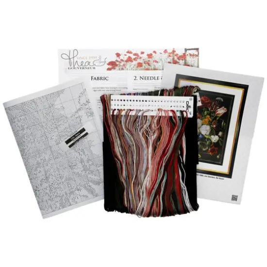 Thea Gouverneur Still Life Cross Stitch Kit {3}