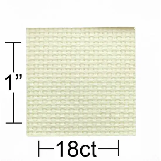 Essentials by Leisure Arts 18 Count Aida Cloth, 30" x 36" Off White {4}