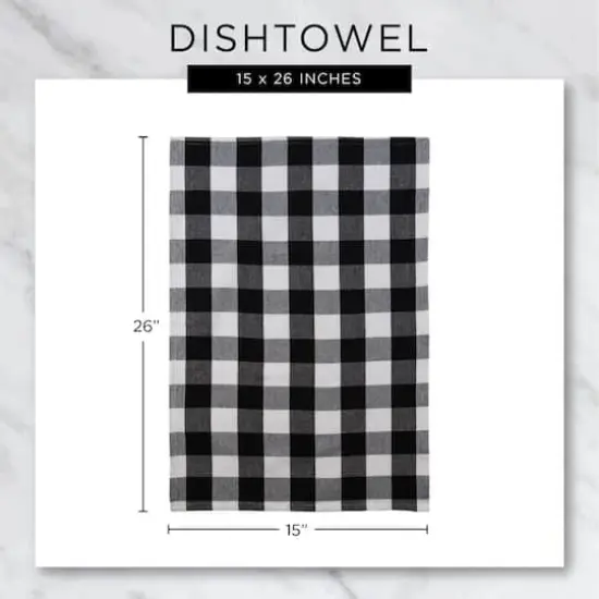 DII&reg; Solid Dark Green Waffle Terry Dishtowel, 4ct. {5}