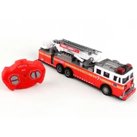 Daron FDNY: 11" Radio Control Ladder Fire Truck Toy {1}