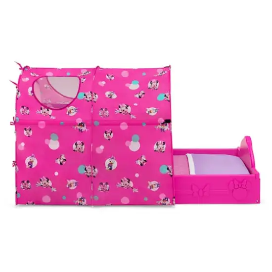 Delta Children Disney&reg; Minnie Mouse Sleep & Play Toddler Bed with Canopy {4}