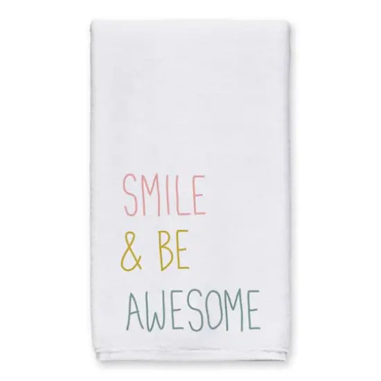 Smile & Be Awesome Tea Towel Set {3}