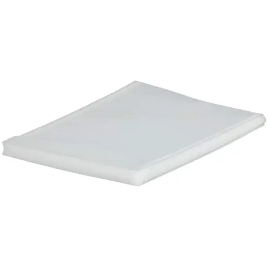 JAM PAPER Plastic Tuck Flap Letter Open End Envelopes, 12ct. Clear {5}