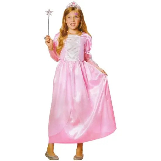 Medium Pink Fairy Princess Girl's Costume {1}