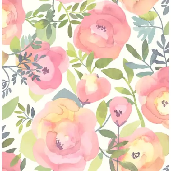 NuWallpaper Peachy Keen Pink Peel & Stick Wallpaper {1}