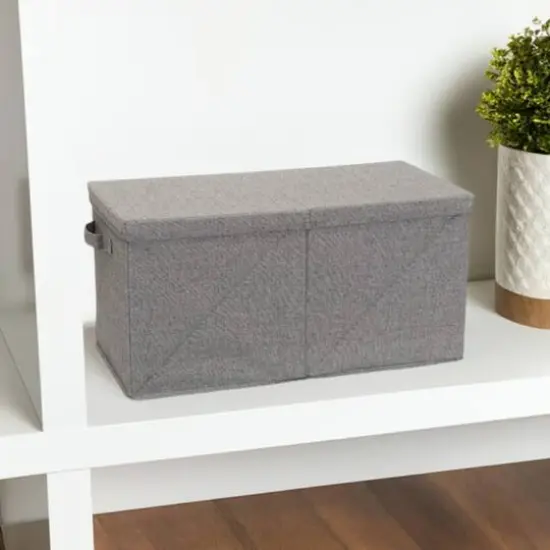 Household Essentials Fabric Storage Bin with Lid (Jumbo) {1}