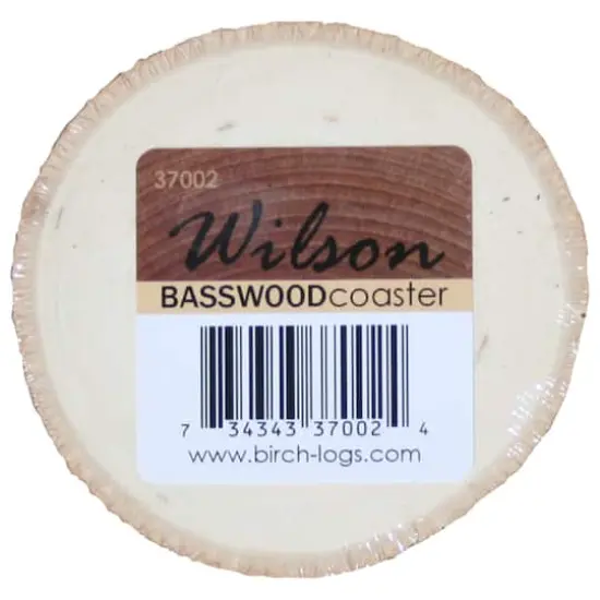 Wilson&reg; Enterprises 4" Basswood Coasters, 8ct. {5}
