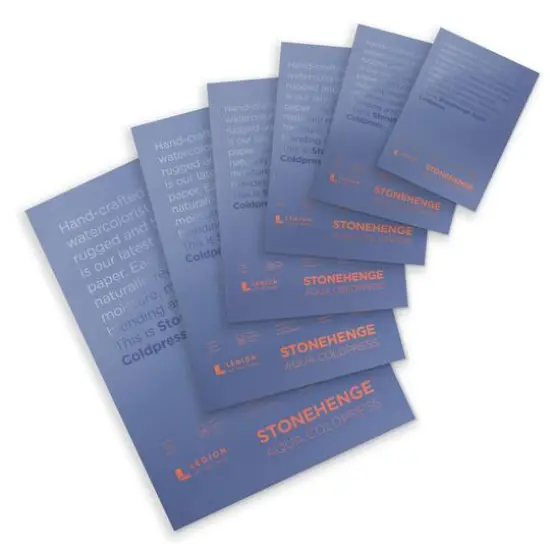 Legion Stonehenge Aqua Coldpress Watercolor Block {1}