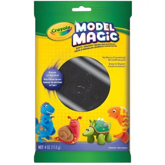 Crayola&reg; Model Magic&reg; 4oz. Black Modeling Compound, 6ct. {3}