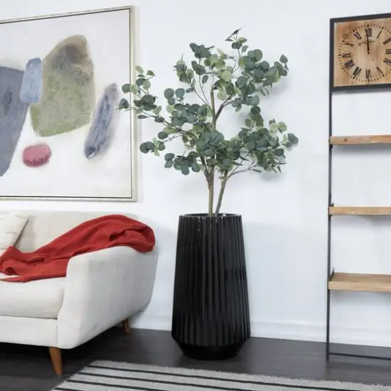 2.5ft. Black Modern Vase {7}