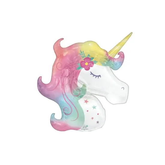SuperShape&trade; 33" Enchanted Unicorn Foil Balloon {1}