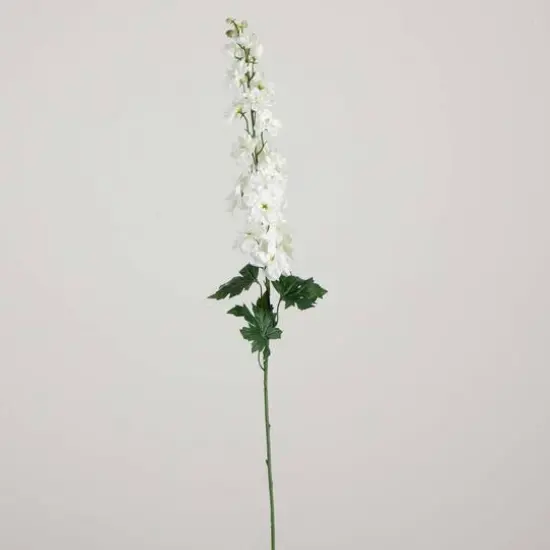 39" White Delphinium Flower Stems, 3ct. {8}