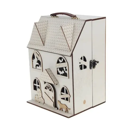 12" DIY Haunted Dollhouse Wood D&eacute;cor by Make Market&reg; {3}