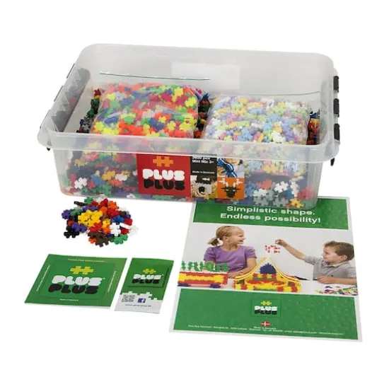 Plus-Plus&reg; Basic, Neon, & Pastel School Set, 3600ct. {1}