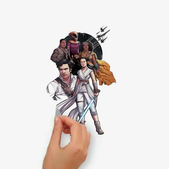 RoomMates Star Wars Episode IX Galactic Ships Peel & Stick Wall Decals {6}