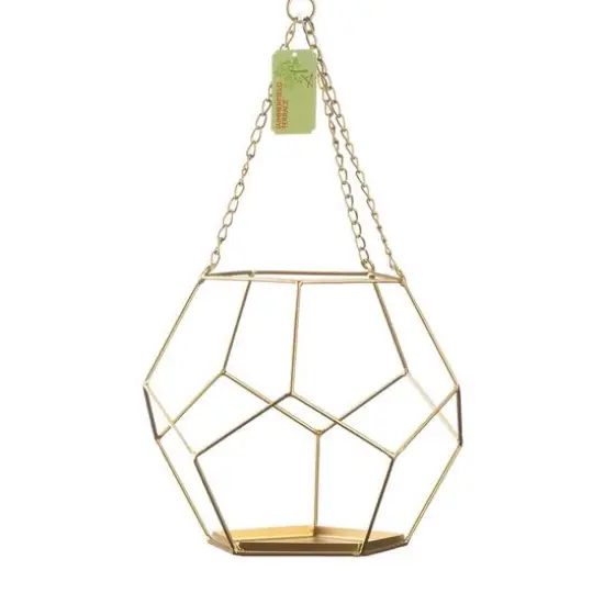 9" Hanging Geometric Plant Holder {6}