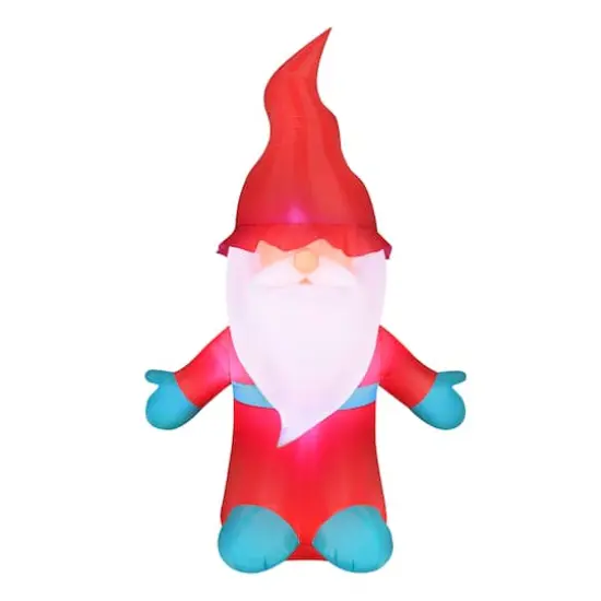 Airflowz&trade; 6ft. Inflatable Christmas Gnome {1}