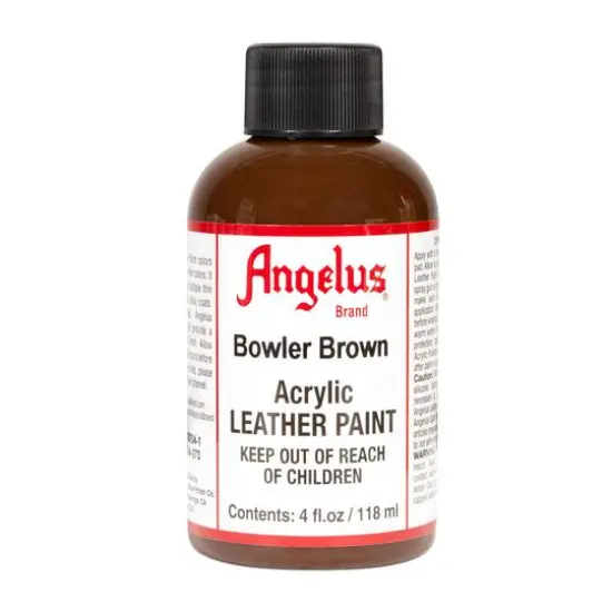 Angelus&reg; Acrylic Leather Paint, 4oz. Bowler Brown {1}