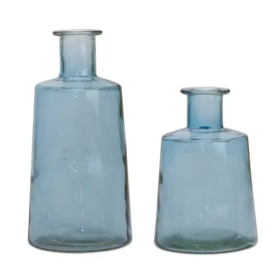 Glass Bottle Vase Set {1}