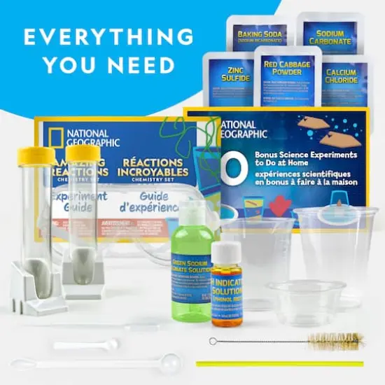National Geographic&trade; Amazing Reactions Chemistry Set {5}