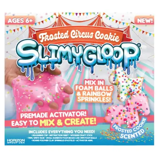SlimyGloop&reg; Frosted Circus Cookie {1}