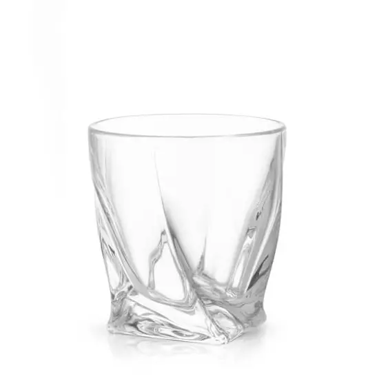 JoyJolt&reg; 10.8oz. Atlas Crystal Whiskey Glasses, 2ct. {4}