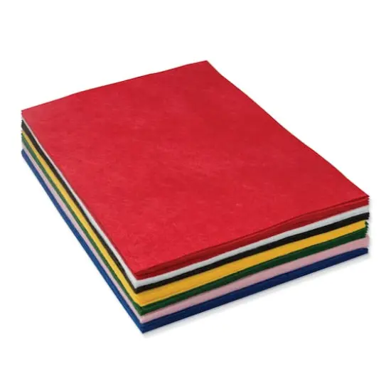 Creativity Street&reg; 9" x 12" Assorted Color Felt Sheets, 2 Packs {3}