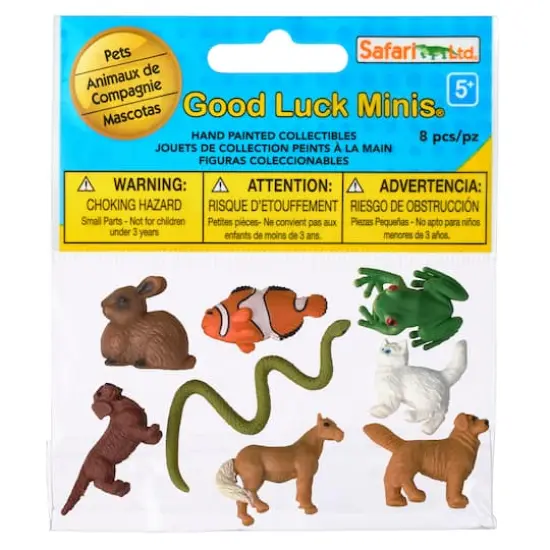 Safari Ltd&reg; Good Luck Minis&reg; Pets Fun Pack {5}