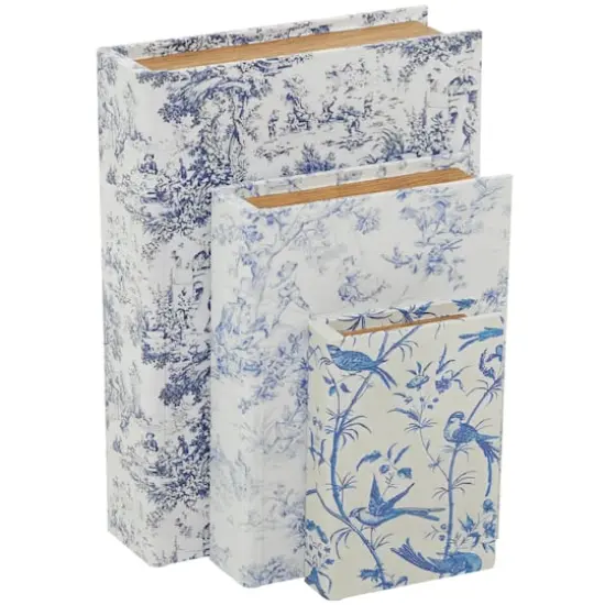 Nature & Foliage Canvas Faux Book Box Set {1}