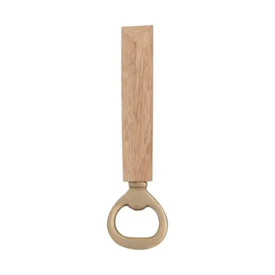 Hello Honey&reg; Mango Wood & Brass Bottle Opener {1}