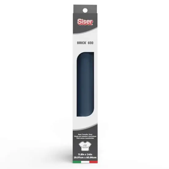 Siser&reg; Brick&reg; 600 Heat Transfer Vinyl Navy Blue {1}