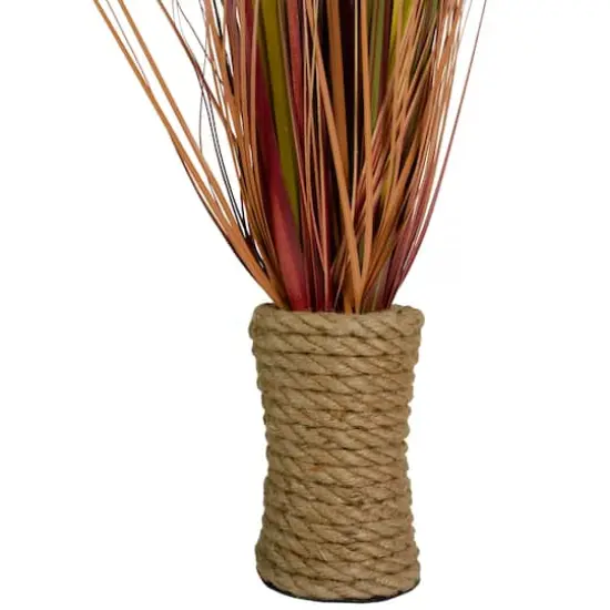 2.8ft. Red Grass Plant in Rope Pot {4}
