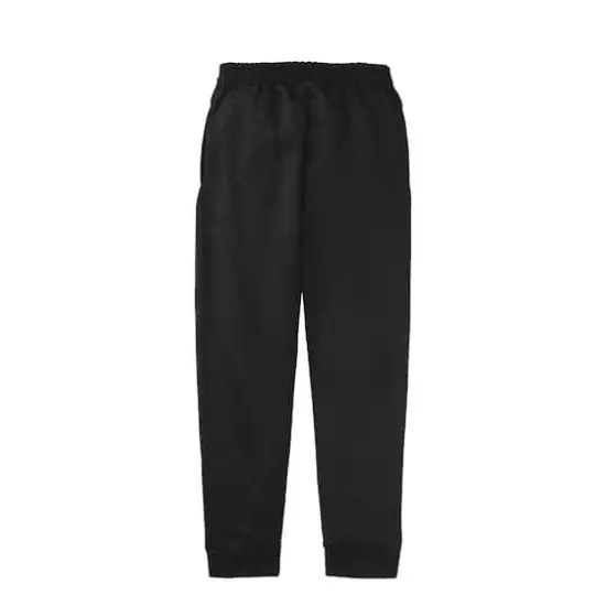 Port & Company&reg; Youth Core Fleece Jogger Jet Black {4}