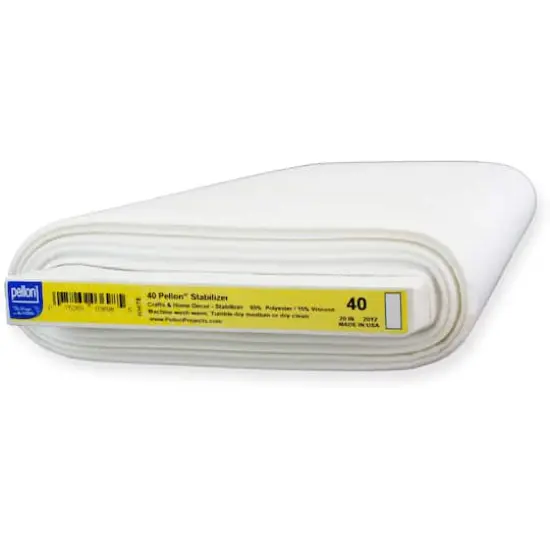 Pellon&reg; White Sew-In Midweight Stabilizer, 20'' x 10yd. {1}