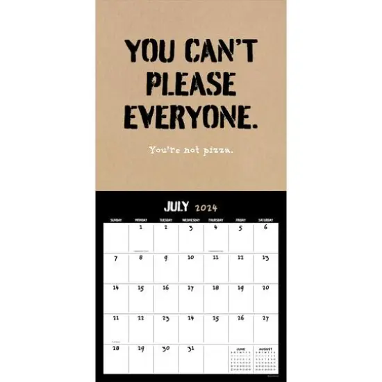 TF Publishing 2024 Anti-Affirmations Wall Calendar {4}