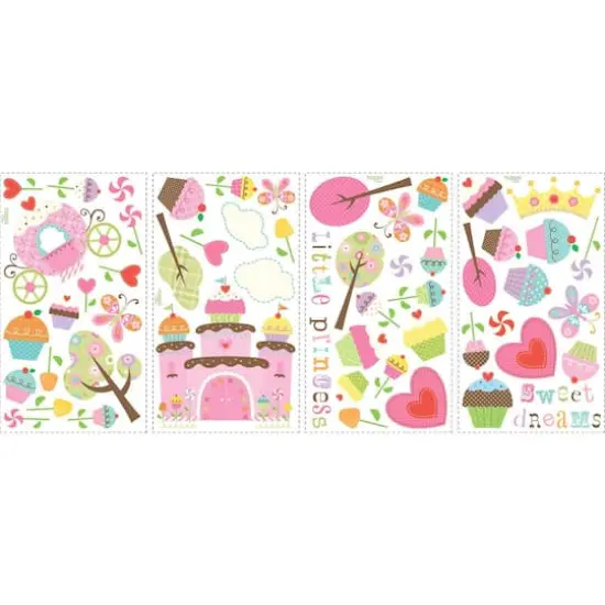 RoomMates Happi Cupcake Land Peel & Stick Wall Decals {1}