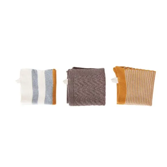 Hello Honey&reg; Multicolor Cotton Knit Dish Towel Set {5}
