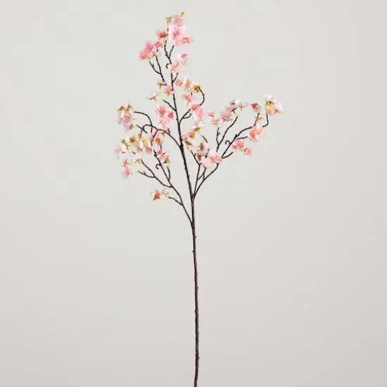 41" Pink Cherry Blossom Flower Stems, 3ct. {10}