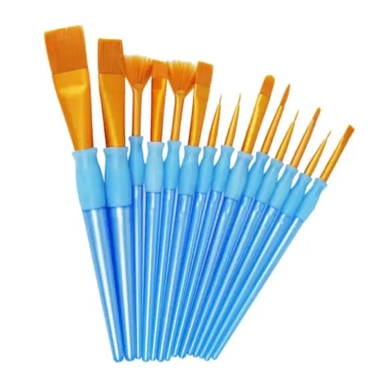 Golden Taklon Brush Set by Craft Smart&reg; {1}